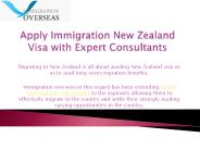 Need New Zealand Visa with Immigration Experts