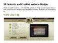 30 Fantastic and Creative Website Designs PowerPoint PPT Presentation
