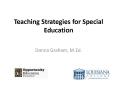 Teaching Strategies for Special Education PowerPoint PPT Presentation