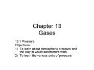 Chapter 13 Gases