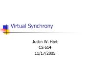 Virtual Synchrony