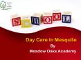 Day Care In Mesquite by Meadow Oaks Academy PowerPoint PPT Presentation