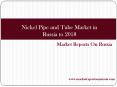 Nickel Pipe and Tube Market in Russia to 2018 PowerPoint PPT Presentation