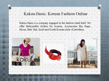 Kakuubasic- Korean Fashion Online