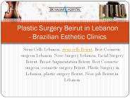 Plastic Surgery in Lebanon