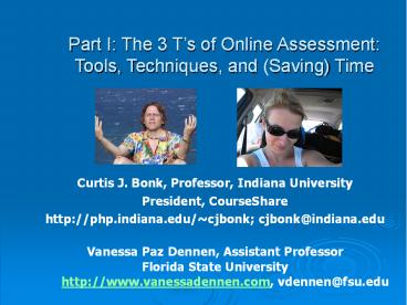Online Assessment Techniques