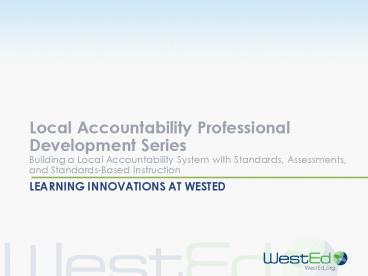 Learning Innovations at WestEd