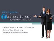 Payday Loans Toronto Canada