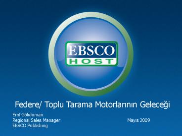 EBSCOhost Integrated Search