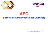 APO ( Escola de Administra