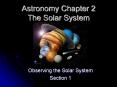 Astronomy Chapter 2 The Solar System PowerPoint PPT Presentation