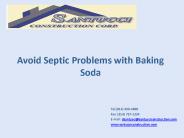 Avoid Septic Problems with Baking Soda
