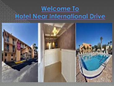 hotel near international drive