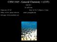 CHM 1045 - General Chemistry 1 (U05) PowerPoint PPT Presentation