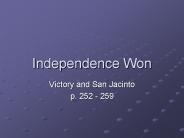 Independence Won