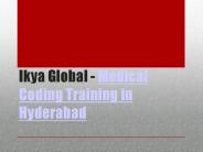 Medical Coding Training Institute in Hyderabad