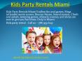 Kids Party Rental PowerPoint PPT Presentation