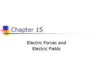 Electric Forces and