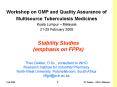 Stability Studies (emphasis on FPPs) PowerPoint PPT Presentation