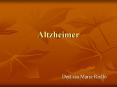 Altzheimer PowerPoint PPT Presentation