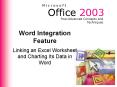 Word Integration Feature PowerPoint PPT Presentation