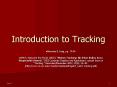 Introduction to Tracking PowerPoint PPT Presentation