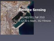 Remote Sensing