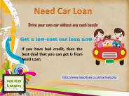 Get Low Interest Rates Car Loans