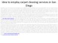 1Idea to employ carpet cleaning services in San PowerPoint PPT Presentation