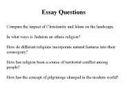 Essay Questions