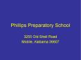 Phillips Preparatory School PowerPoint PPT Presentation