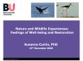Nature and Wildlife Experiences: Feelings of Well-being and Restoration PowerPoint PPT Presentation