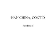 HAN CHINA, CONT