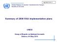 Summary of 2008 SNA implementation plans PowerPoint PPT Presentation