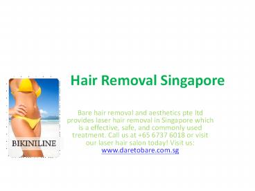 Hair removal in Singapore