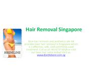 Hair removal in Singapore