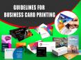 Guidelines for Printing Business Cards PowerPoint PPT Presentation