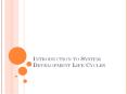 Introduction to System Development Life Cycles PowerPoint PPT Presentation