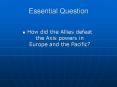 Essential Question PowerPoint PPT Presentation