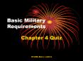 Basic Military Requirements PowerPoint PPT Presentation