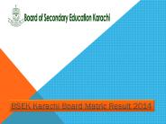BSEK Karachi Board Matric Result 2014
