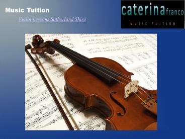 Violin Lessons Sutherland Shire