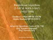 Randomized Algorithms (2-SAT