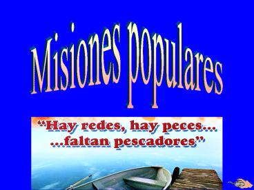 Misiones populares