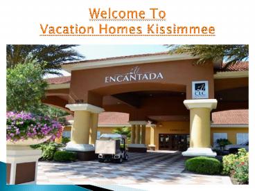 vacation homes kissimmee