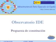 Observatorio IDE