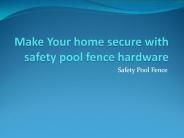 Top Pool Safety Fence