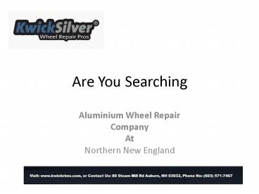 repair any kind of wheels