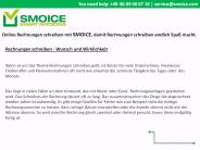 Software Rechnungsprogramm - Rechnungen für Kleinunternehmer:Rechnungen erstellen  mit  einem Klick