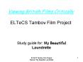 Viewing British Films Critically ELTeCS Tambov Film Project PowerPoint PPT Presentation